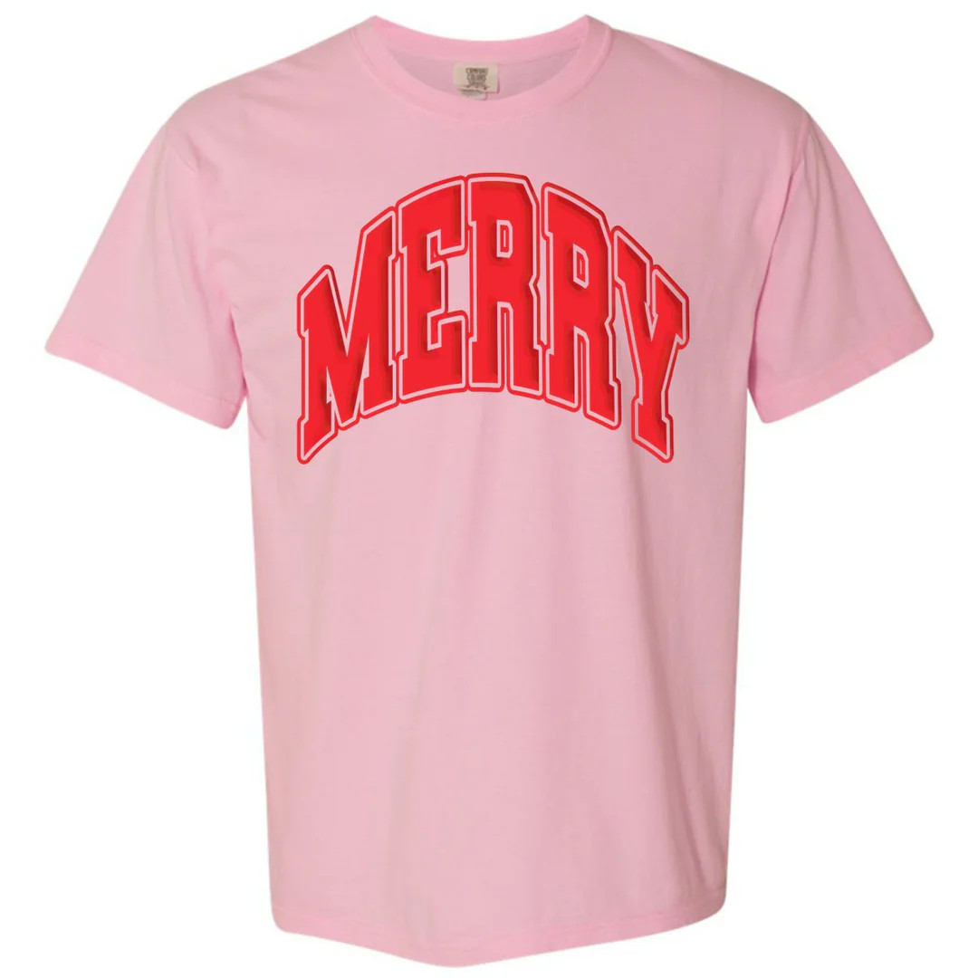 'Merry' Puff T-Shirt | United Monograms