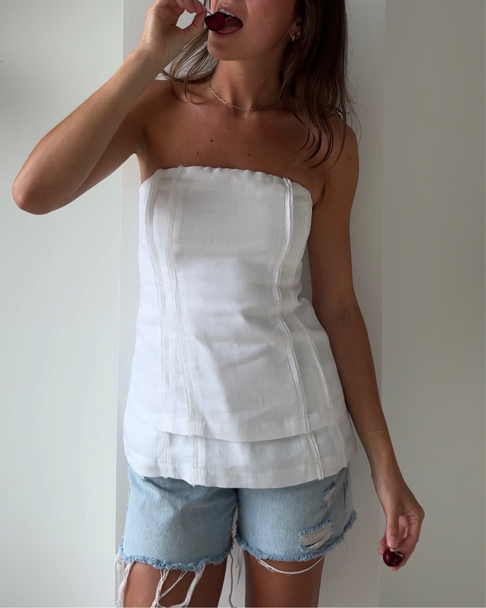 Summer=cherry season!
Top is sold out Dissh, linking similar!!

#LTKSeasonal