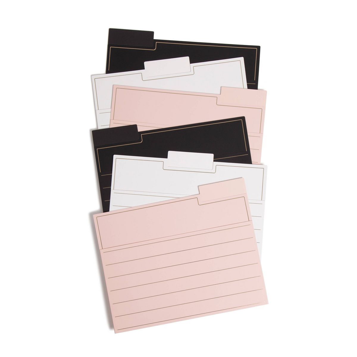 U Brands 6ct File Folders with Exterior Pocket - Classic Foil | Target