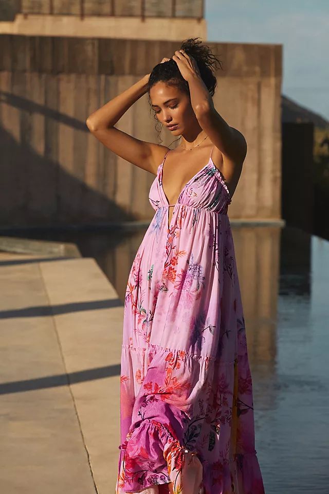 Alissa Tiered Maxi Dress | Anthropologie (US)