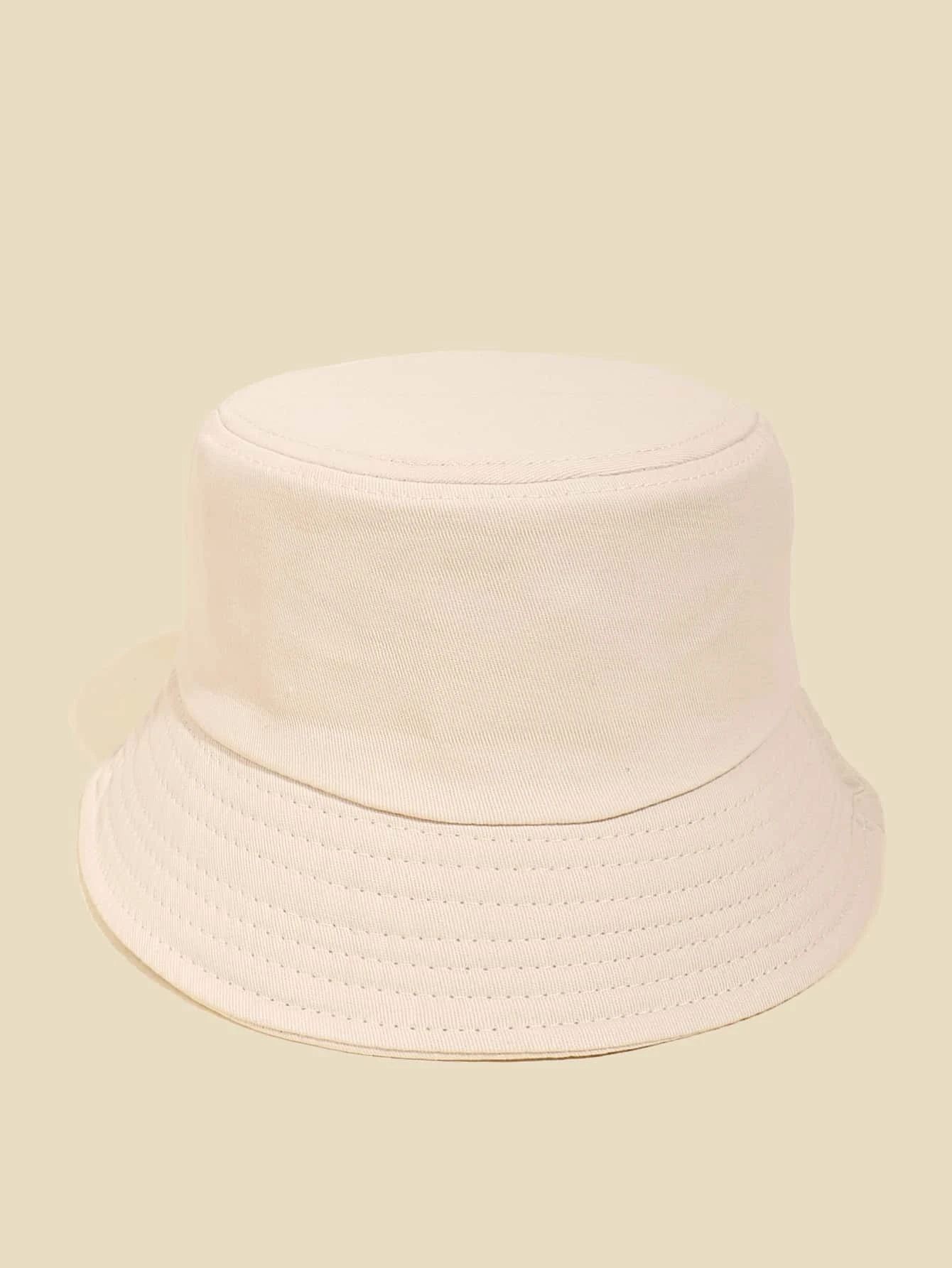 Plain Sun Protection Bucket Hat | SHEIN