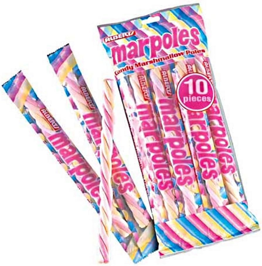 Alberts Marpoles Marshmallow Candy Twists (10 Pack) | Amazon (US)