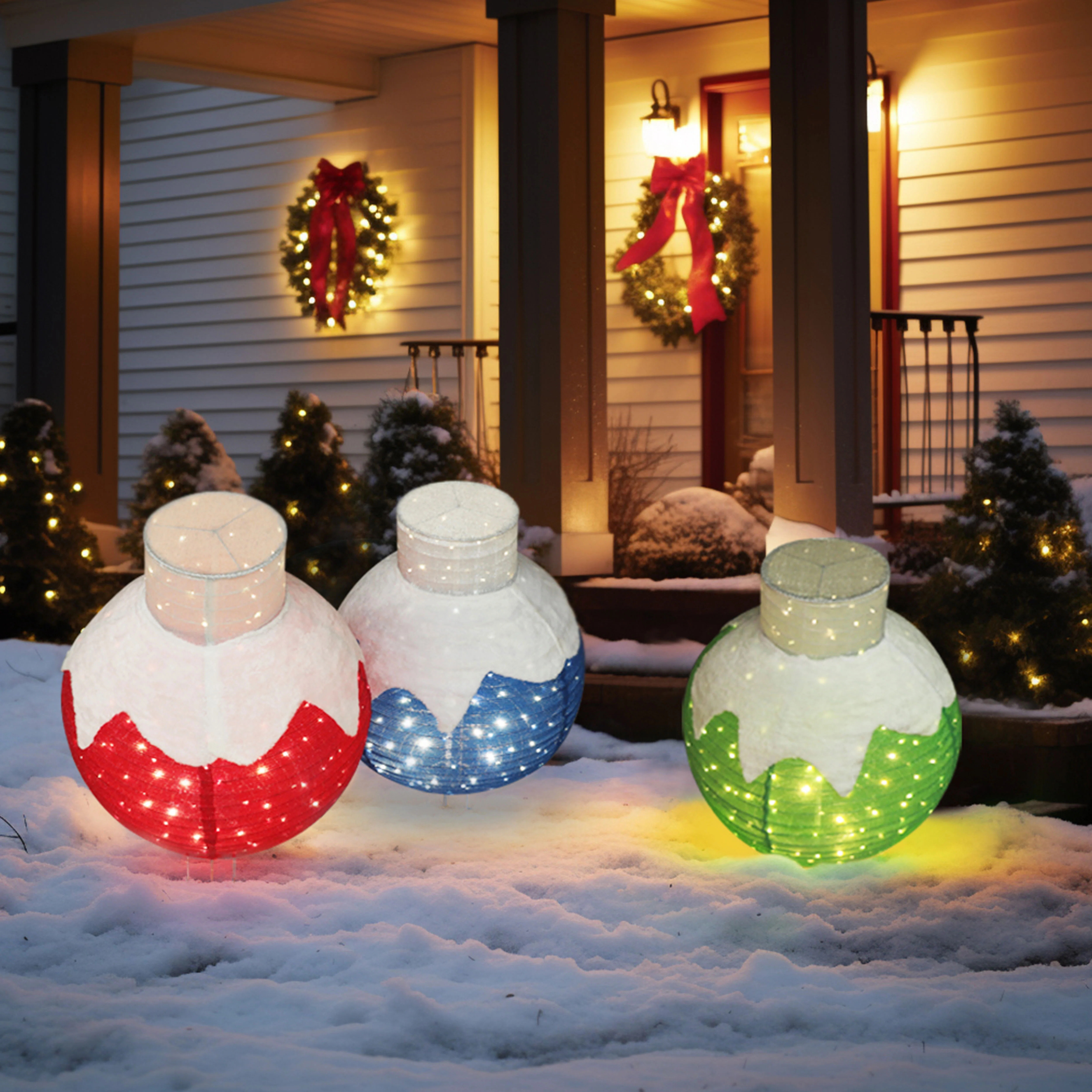 Gutierrez Lighted Ornaments Outdoor Christmas Decoration | Wayfair North America