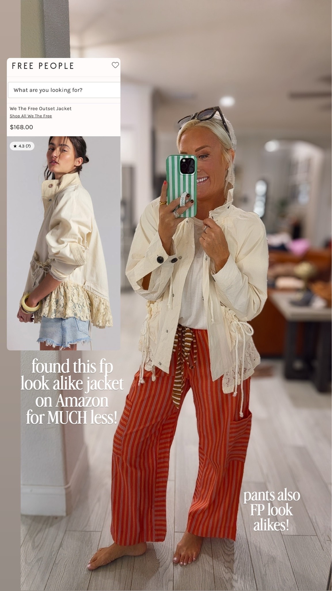 Obsessed with this whole outfit that’s MUCH less than the Fp versions - small