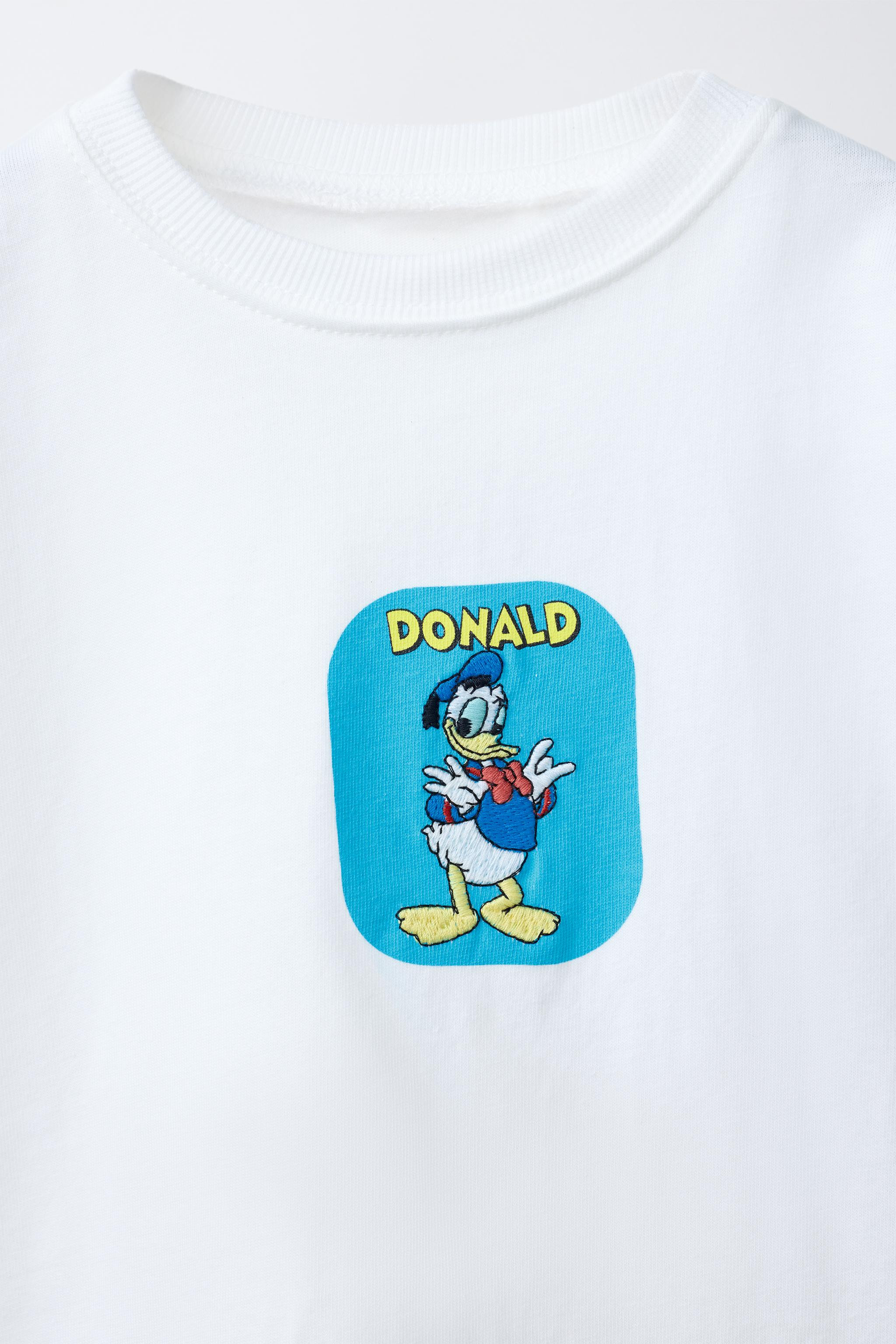 DONALD DUCK \u00a9 DISNEY EMBROIDERED T-SHIRT | Zara US