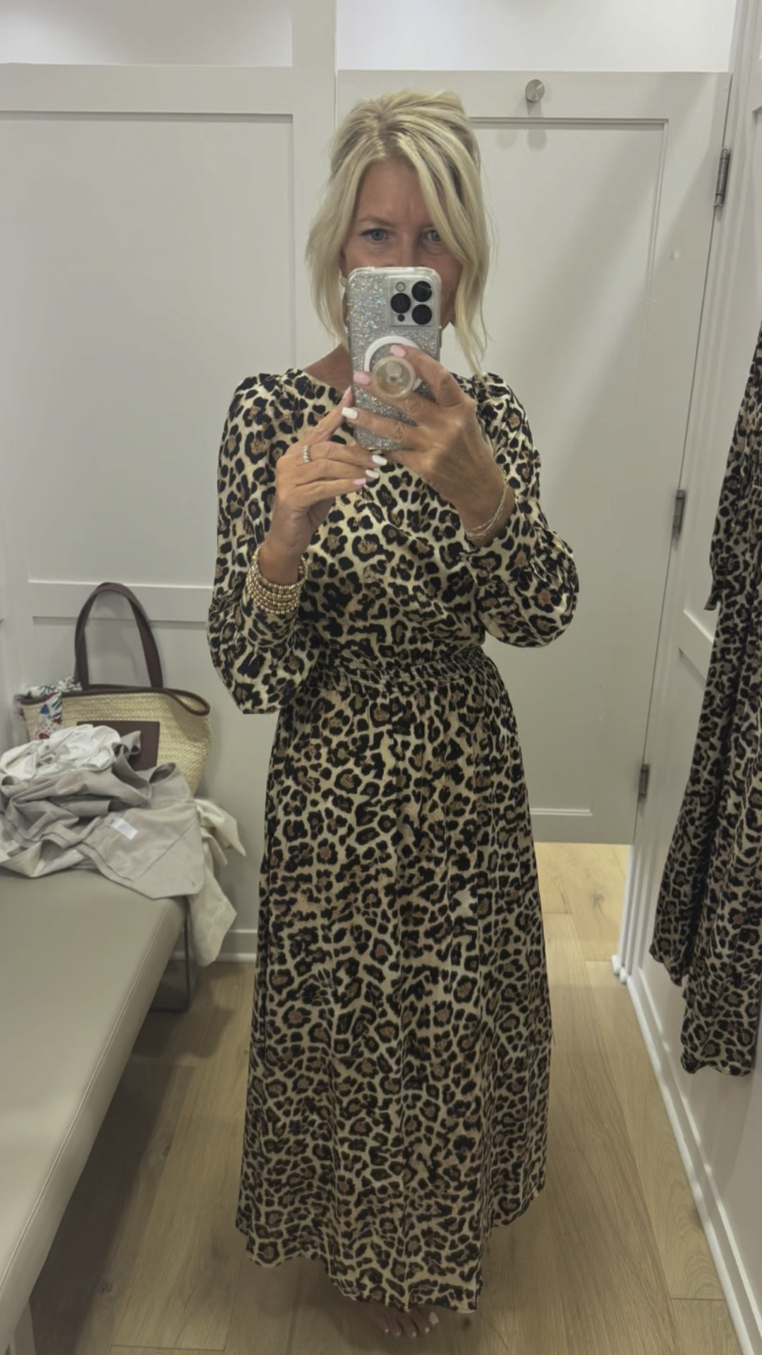 Leopard Print trending for fall 🍂 

I am excited to share along with #seeourstyles all of our transition fall  pieces/outfits. 


Leopard Print Maxi Dress is the perfect staple for your fall wardrobe. This dress is a lightweight material with a smocked waist and it looks so cute with a wide belt. 

It’s currently 40% off and selling fast. I am wearing my true size,  small. It will be so cute with black or brown booties. 


Featuring a crew  neck. Long sleeves with button cuffs.

Remember Tom heck out my IG friends today too. 


#LTKSaleAlert #LTKFindsUnder50 #LTKOver40