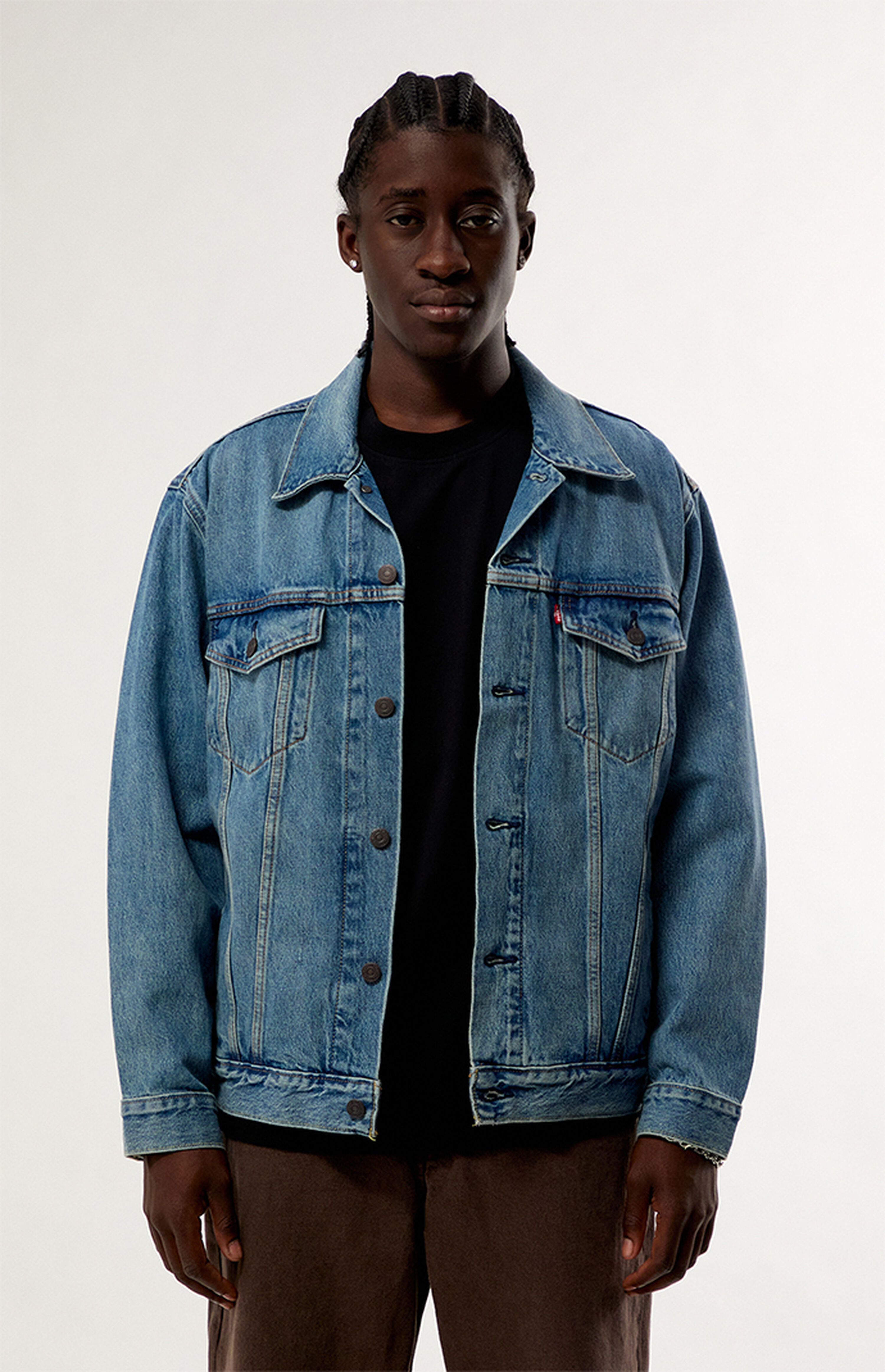 Levi's Medium Blue Relaxed Jean Trucker Jacket | PacSun