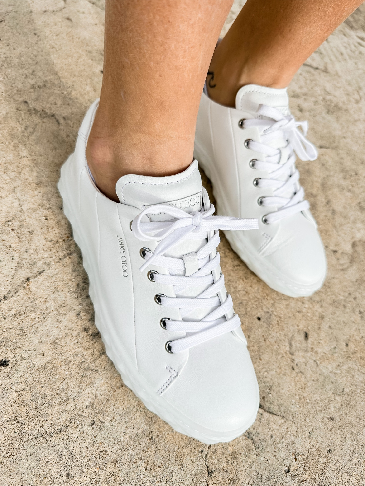 Jimmy choo sneakers 

#LTKstyletip #LTKtravel #LTKshoecrush