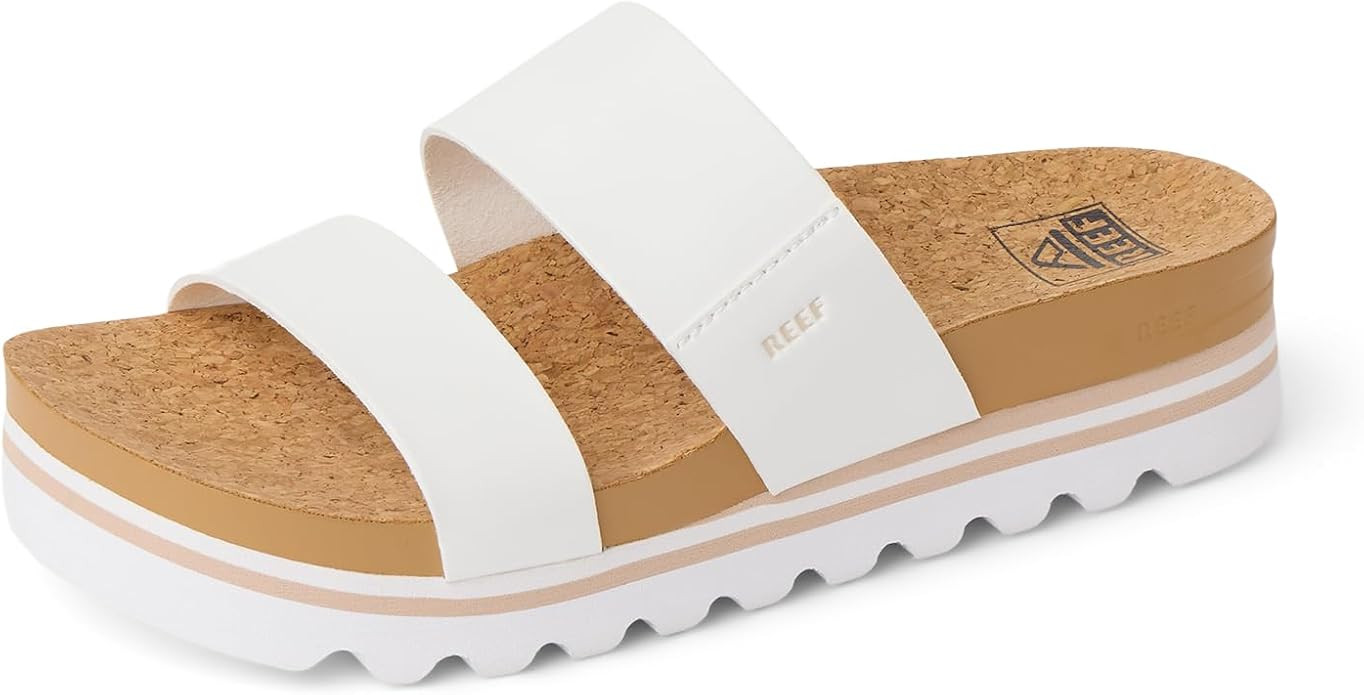 Reef Cushion Vista Hi Womens Platform Fashion Sandal, Arch Support, Ultra Soft Cushion Footbed | Amazon (US)