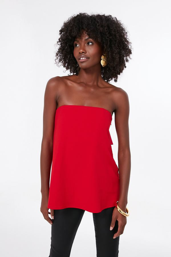 Red Marin Bow Back Top | Tuckernuck (US)