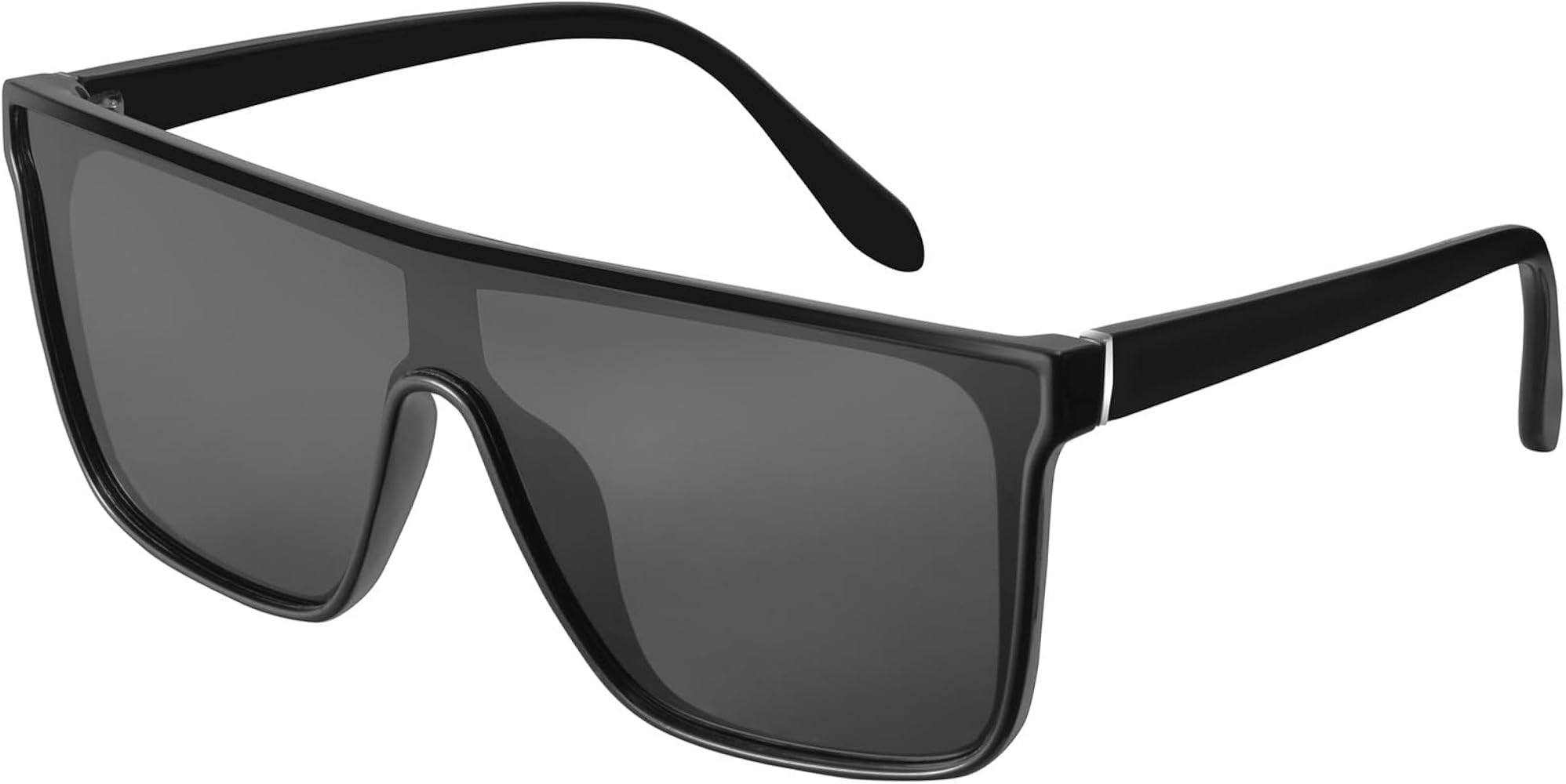 mosanana Polarized Oversized Square Sunglasses for Women Men, Trendy Flat Top Fashion Shield Shad... | Amazon (US)