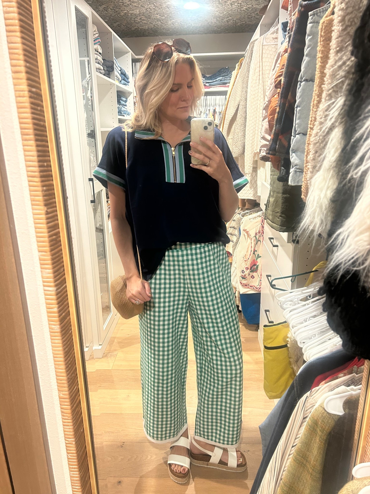 Comfort and style can co-exist. These breathable pieces from @belk are a testament to that! Shop this preppy summer look! #summeroutfit #golfoutfit #summerfashion #quarterzip #gingham #kellygreen #preppyoutfit #easyoutfit #comfyoutfit#ootd

#LTKSeasonal #LTKFindsUnder100 #LTKFindsUnder50