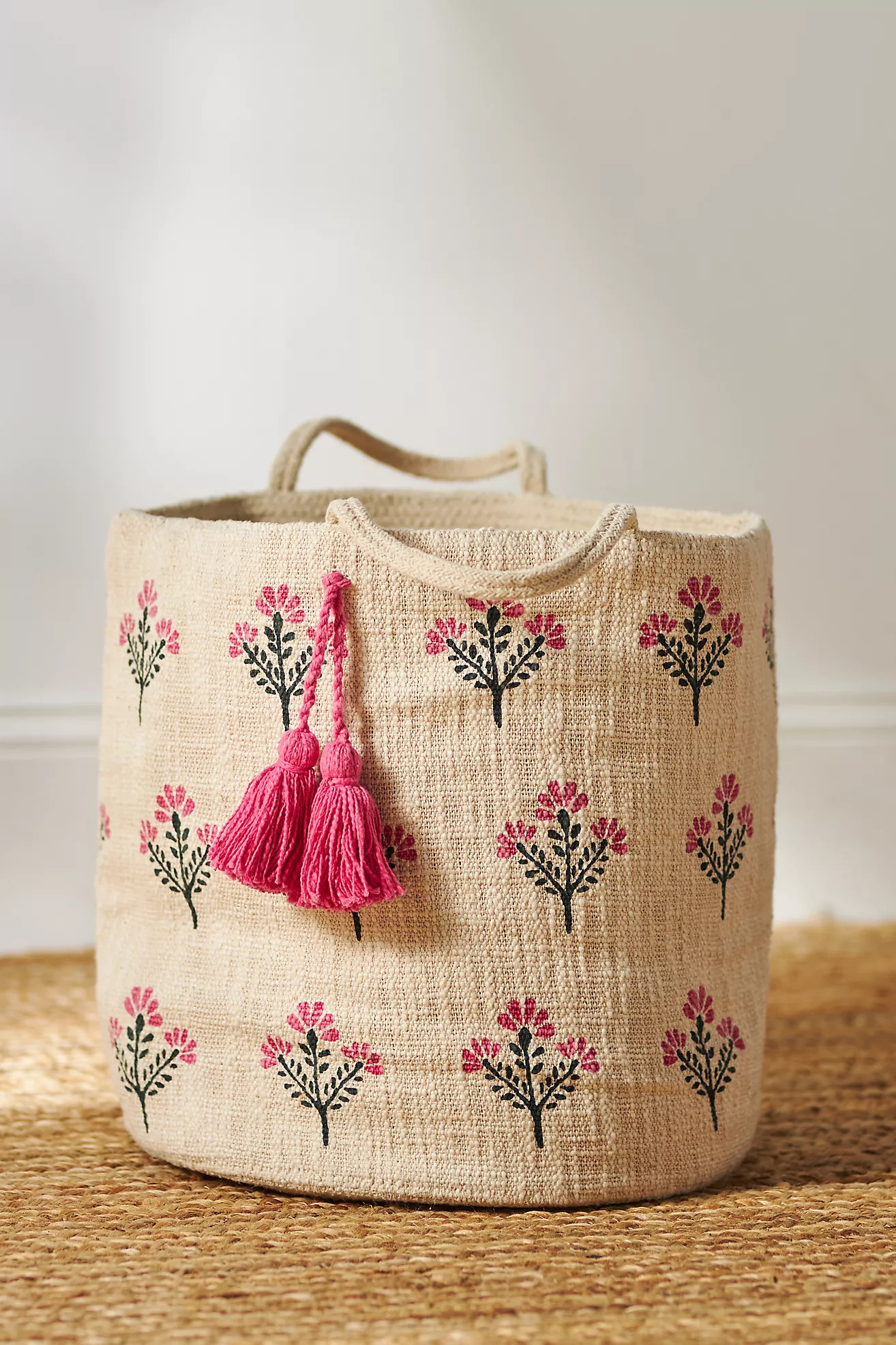 Bellis Printed Basket | Anthropologie (US)
