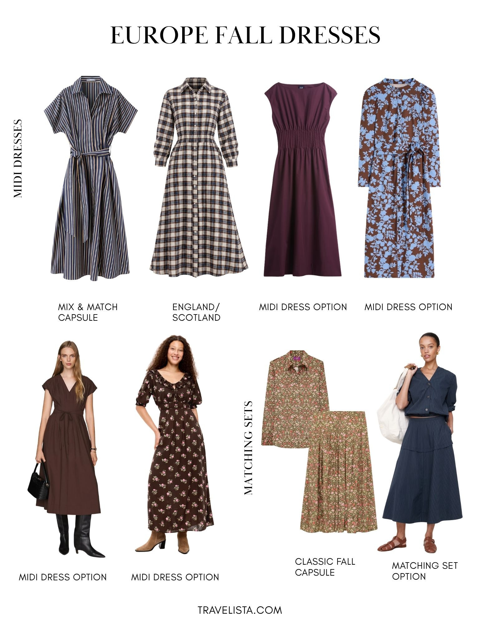 FALL EUROPE TRAVEL DRESSES 🍂

Midi dresses and matching sets for a fall Europe carry-on wardrobe, including the pieces featured in my Fall Europe Carry-On Packing Guide plus additional options.

I love a dress for travel because it’s an easy one-piece outfit that can go from sightseeing to dinner with a simple change of shoes or layers. For fall, I look for midi lengths, packable fabrics and colors or prints that work with the jackets, sweaters and shoes I’m already bringing.

Shop the fall travel dresses + matching sets here. 

 #LTKOver40 #LTKTravel