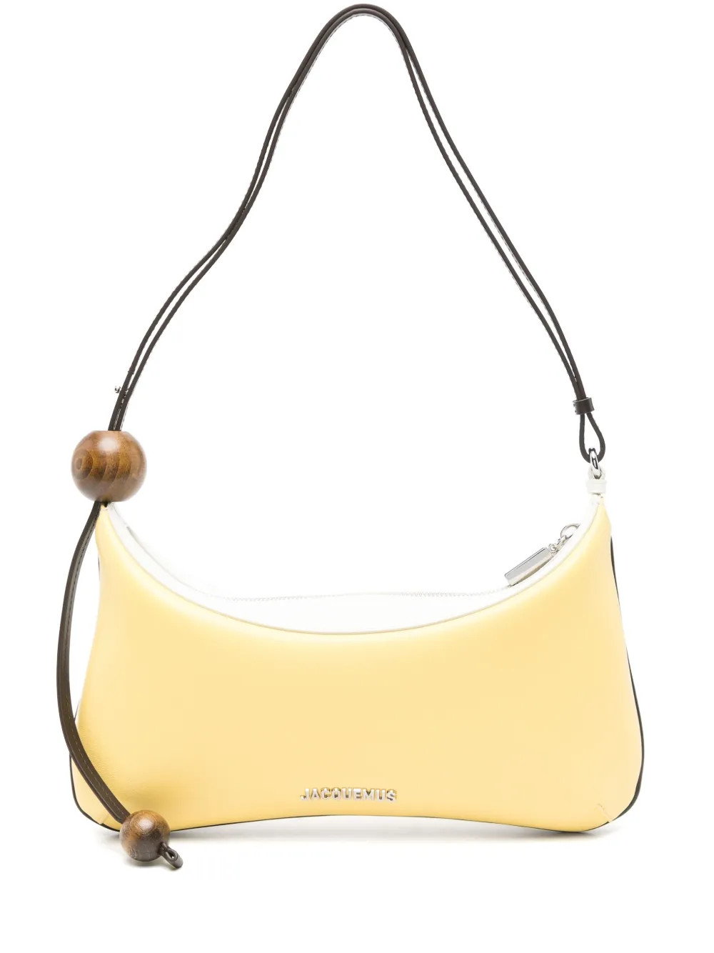 Jacquemus Le Grand Bisou Perle Shoulder Bag | Yellow | FARFETCH UK | Farfetch Global