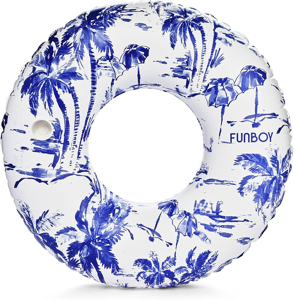 FUNBOY Giant Toile Inflatable Pool Float with Cup Holder 48" |Pool Float for Adults|Inner Tube Sw... | Amazon (US)