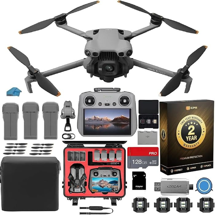 DJI Mini 5 Pro Fly More Combo with DJI RC 2 Controller (with Screen), Folding Drone with Camera, ... | Amazon (US)