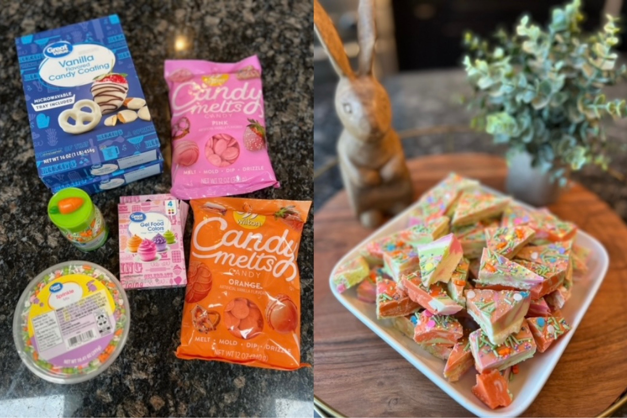 This festive Easter bark is as tasty as it is pretty! Spend less without sacrificing quality when you grab your ingredients from Walmart!!

Get the recipe at: https://frugalnthriving.com/2023/04/03/easter-treats/

#walmartpartner #walmart #IYWYK #easter #easter recipes

#LTKhome #LTKSeasonal #LTKkids