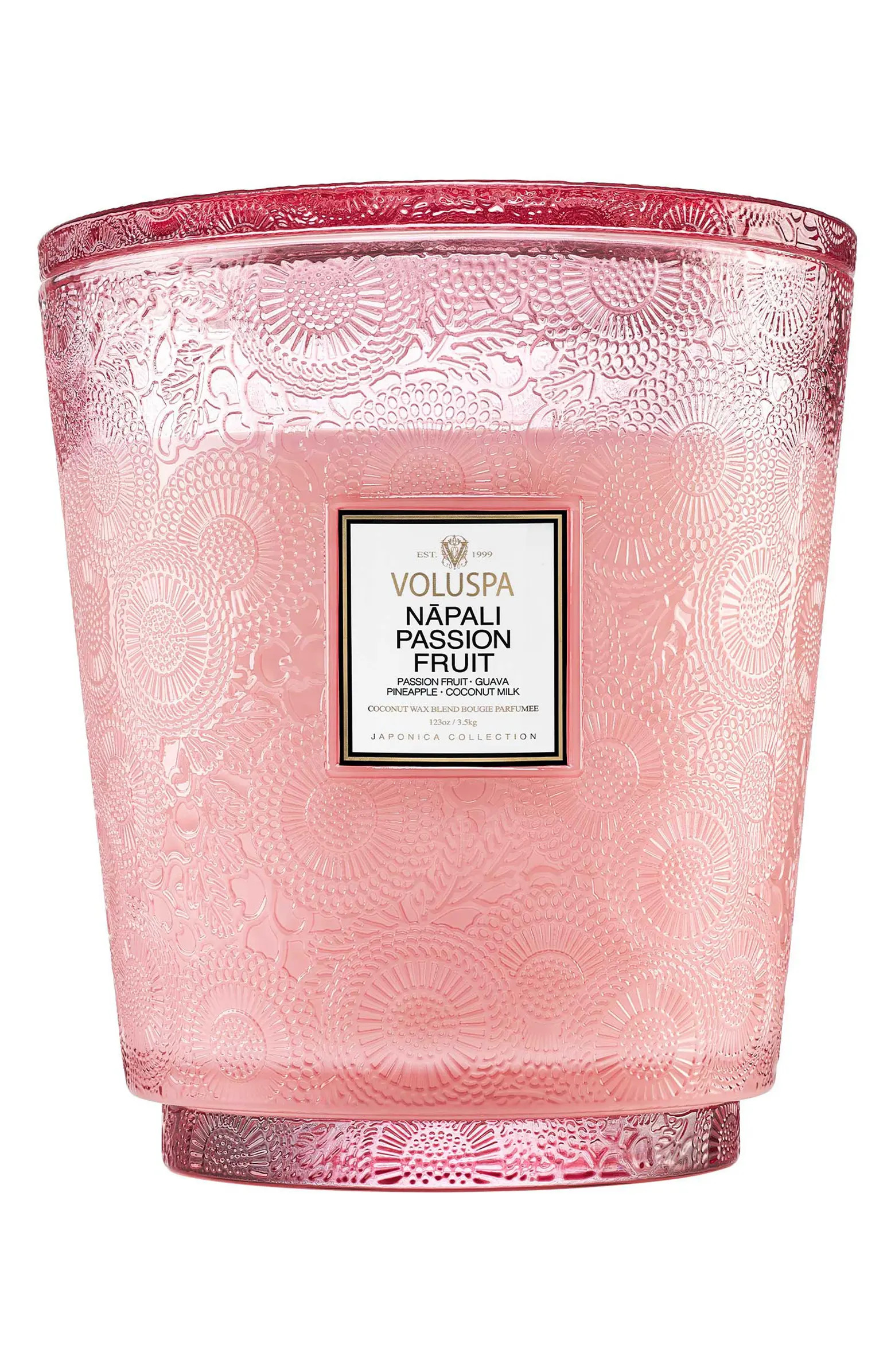 Nāpali Passion Fruit Lidded 5-Wick Hearth Candle | Nordstrom
