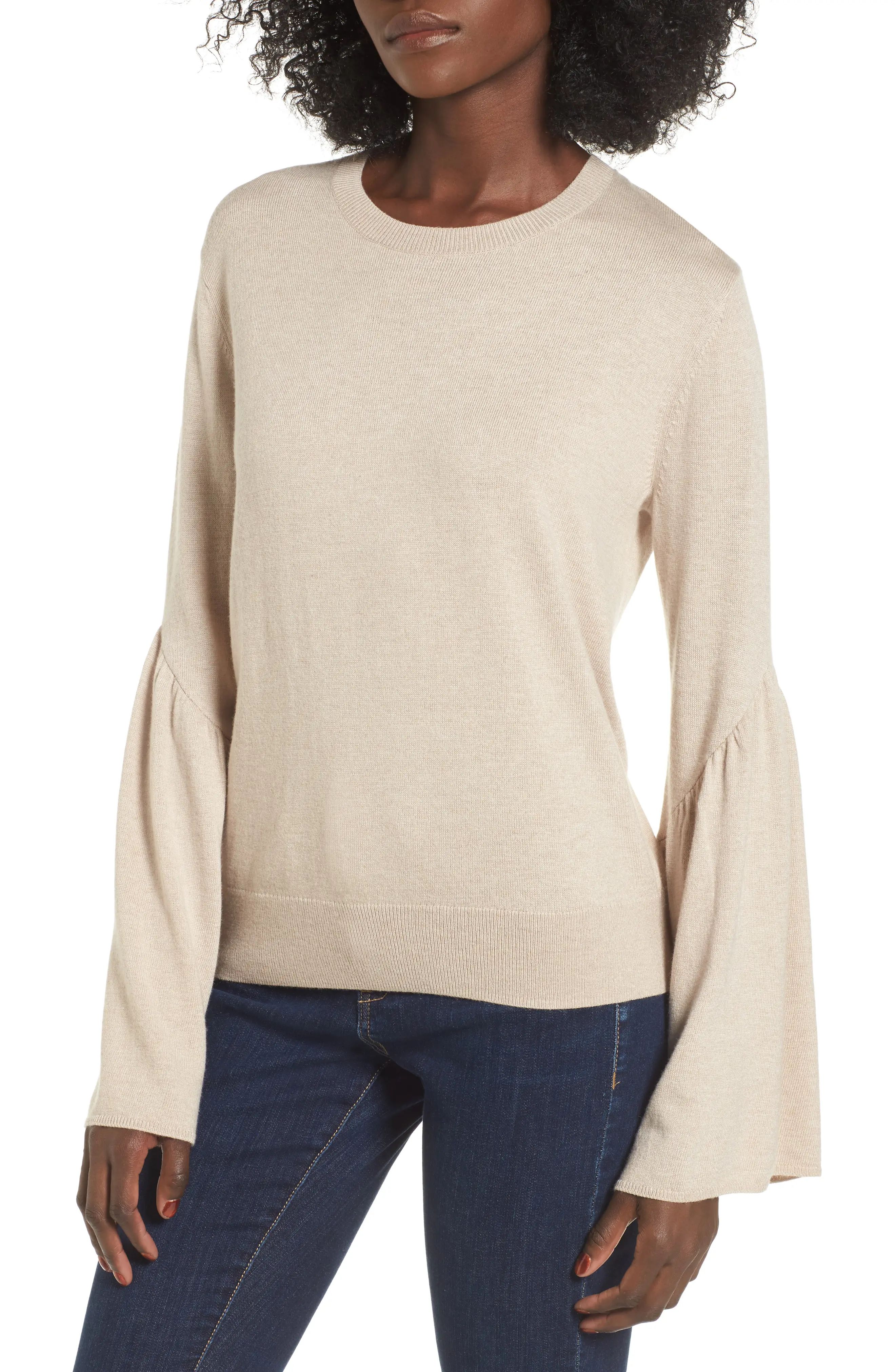 Bell Sleeve Sweater | Nordstrom