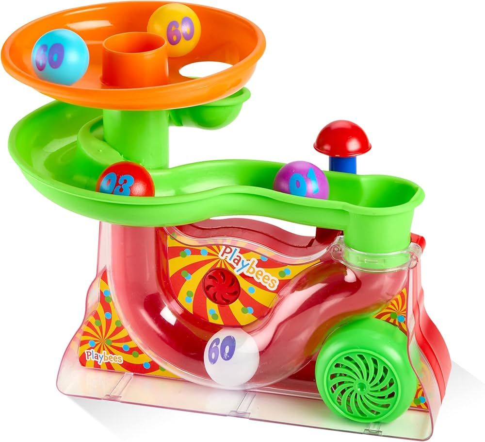 Playbees Busy Ball Popper Toy - Active Musical Toy with 5 Colorful Balls for Toddler Learning, ST... | Amazon (US)