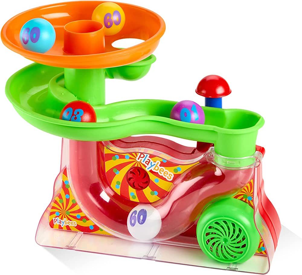 Playbees Busy Ball Popper Toy - Active Musical Toy with 5 Colorful Balls for Toddler Learning, ST... | Amazon (US)