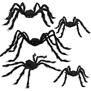 JOYIN 5 Ft. Halloween Outdoor Decorations Hairy Spider,Scary Giant Spider Fake Large Spider Hairy... | Amazon (US)