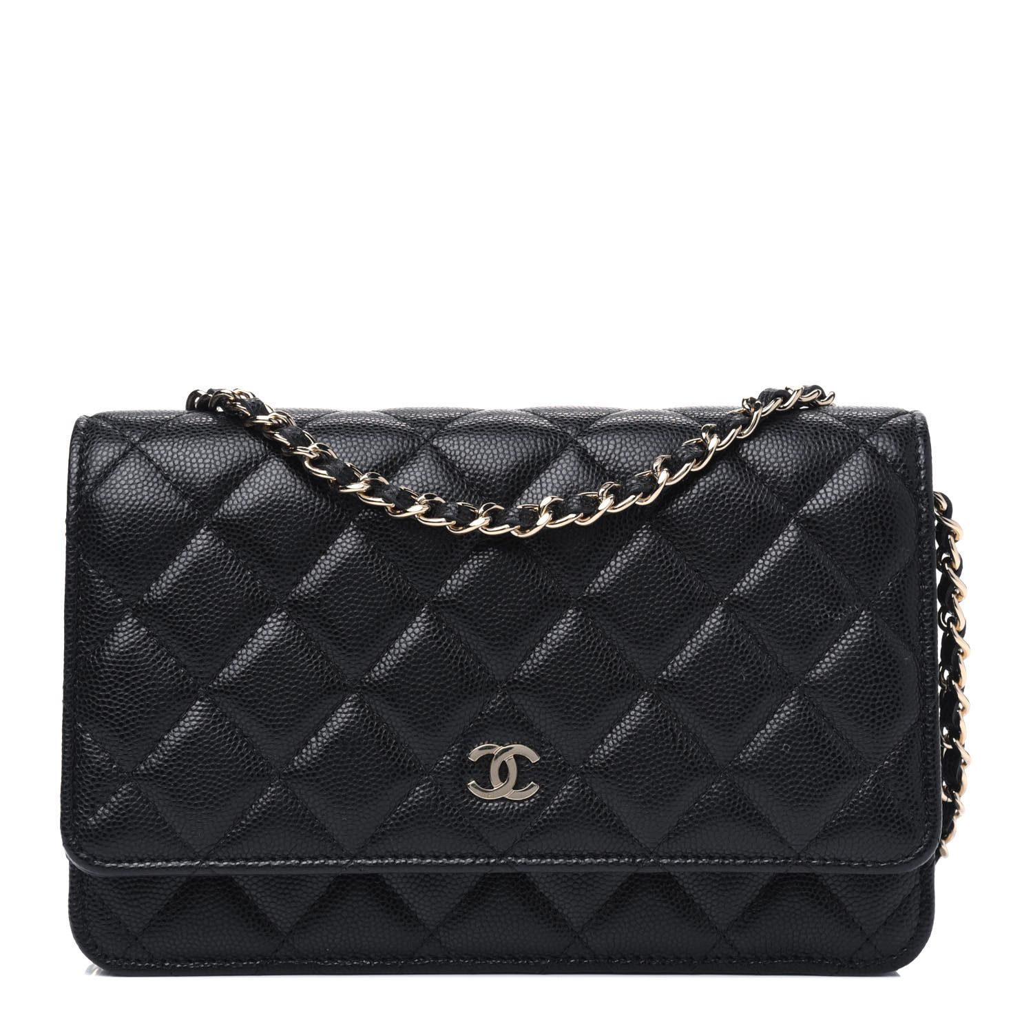 CHANEL

Caviar Quilted Wallet On Chain WOC Black | Fashionphile