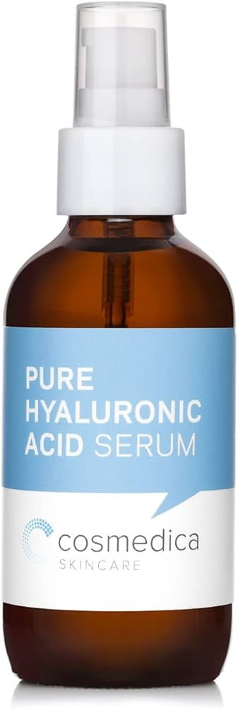 Cosmedica Hyaluronic Acid Serum for Skin – 4 Fl. Oz Hydrating Facial Moisturizer with Anti-Agin... | Amazon (US)