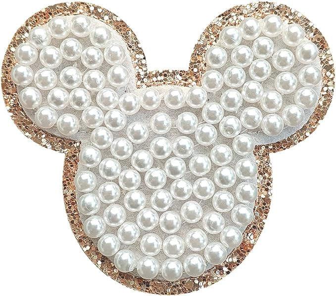 Pearls Embroidered Patch, Cartoon Visualization Patch for Clothes, Hats, Jeans, Skirts, T-Shirts,... | Amazon (US)