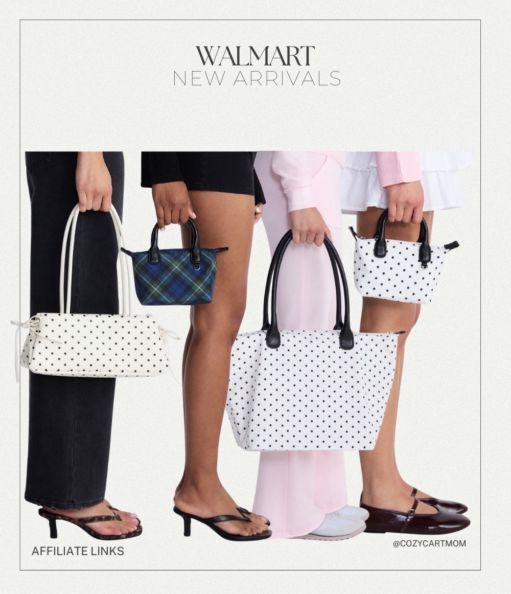 Polka Dot Heaven at Walmart! 🤍
The bags are a 10/10! Run before they sell out!

#LTKmomlife #LTKootd #LTKU