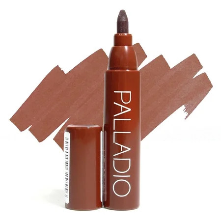 Palladio Lip Stain, Hydrating and Waterproof Formula, Matte Color Look, Longlasting All Day Wear Lip Color, Smudge Proof Natural Finish, Precise Chisel Tip Marker, Mocha Cream | Walmart (US)