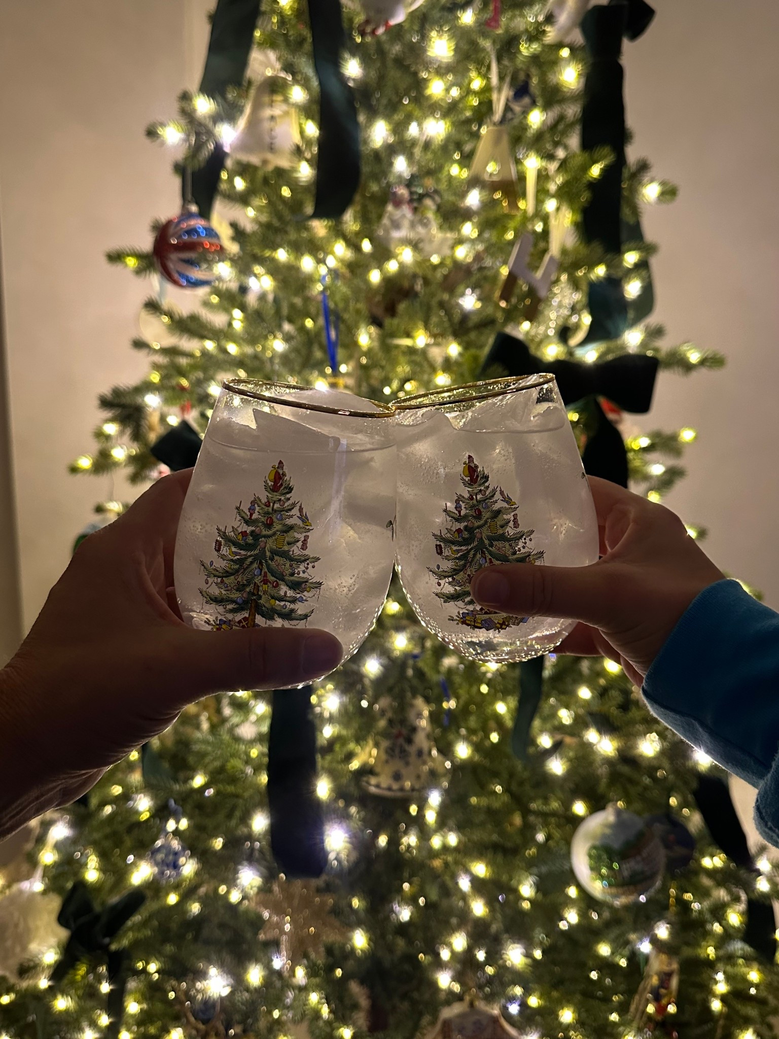 Spode stemless Christmas tree wine glasses 

#LTKHoliday #LTKGiftGuide #LTKSeasonal