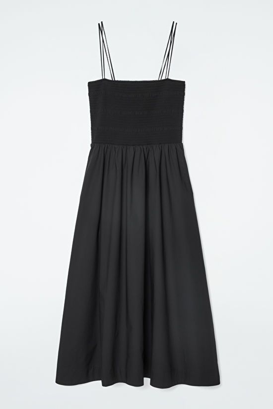 SHIRRED MIDI DRESS | COS (US)