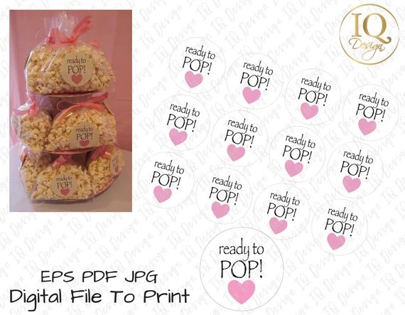 ready to POP Design for BABY SHOWER -Digital File eps/ pdf / jpeg/ Files to print | Etsy (US)
