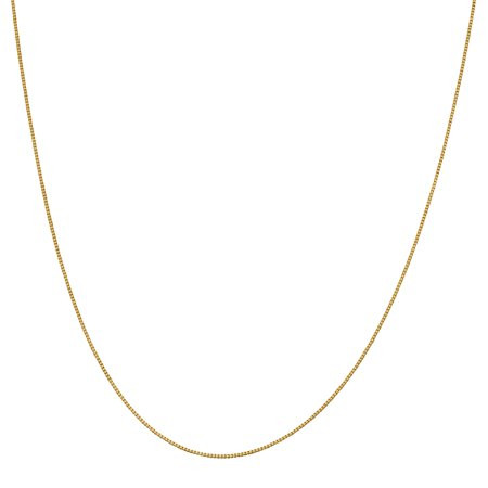 18 Karat Yellow Gold Box Chain | Walmart (US)