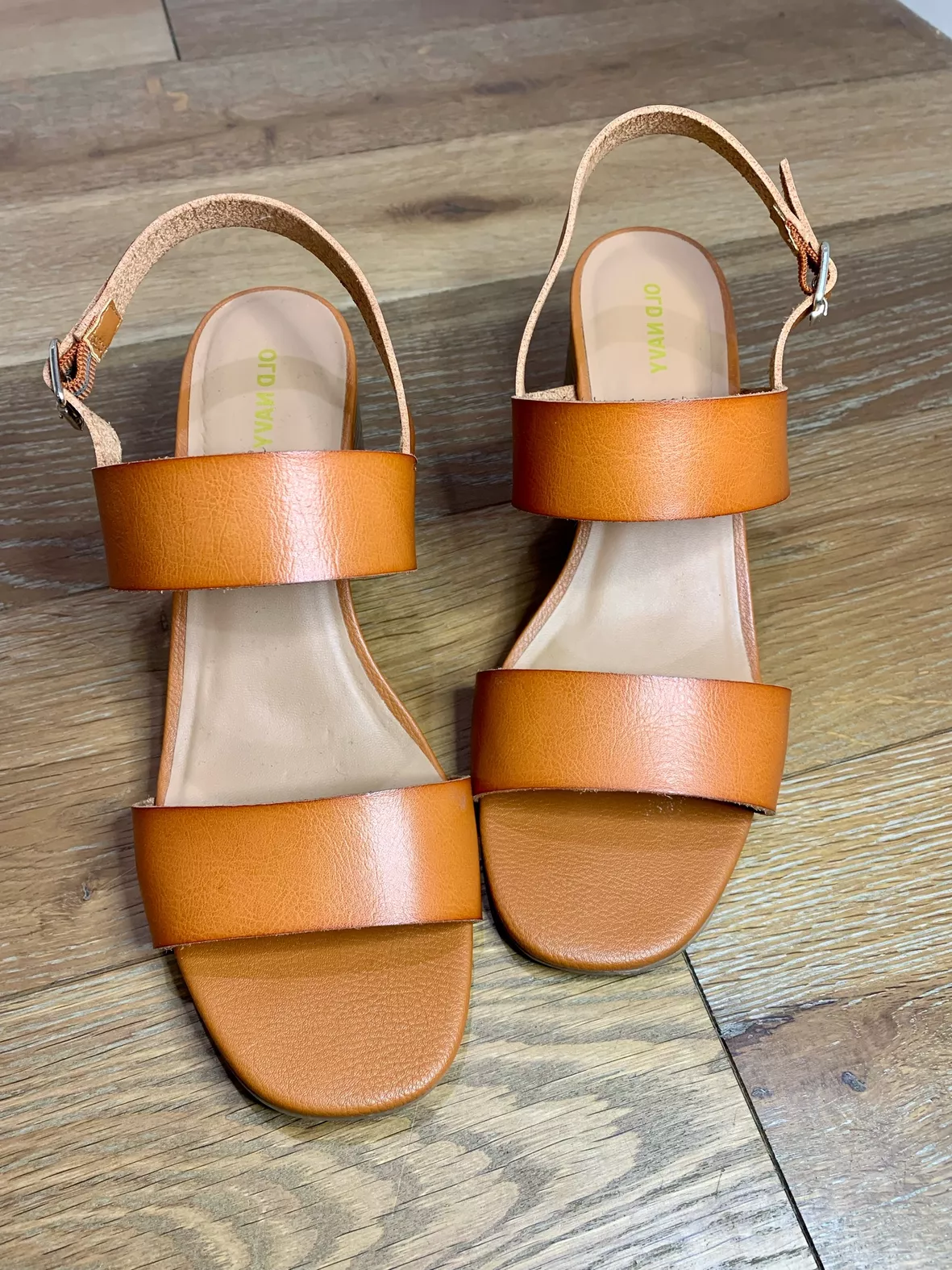 Faux-Leather Strappy Block-Heel … curated on LTK