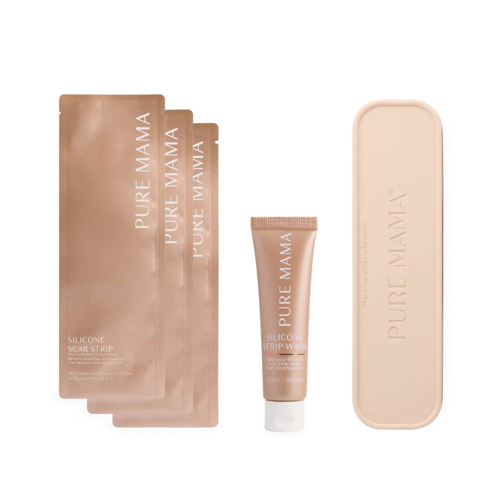 C-Section Scar Care Kit - Medical Grade Silicone Therapy | Pure Mama