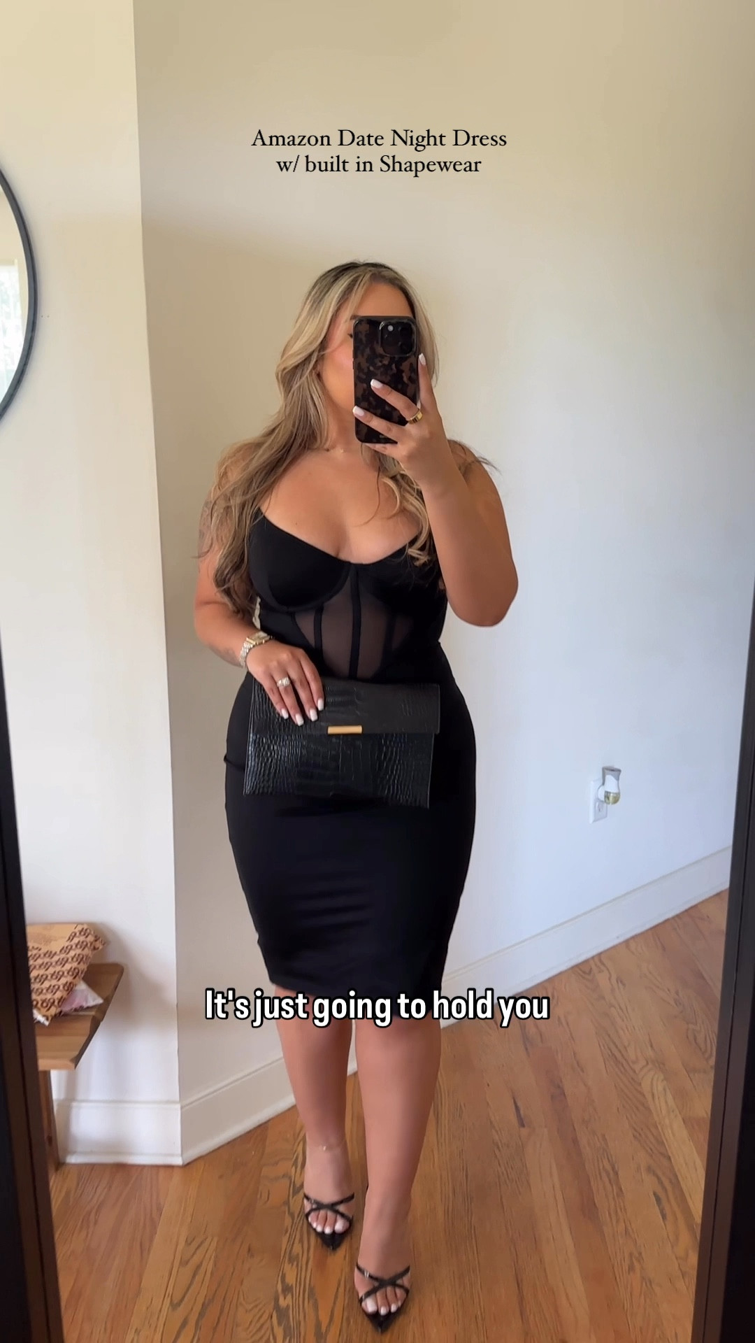 Date night or Bday Dress w/ built-in Shapewear🖤 wearing size L for ref* 

#LTKStyleTip #LTKMidsize