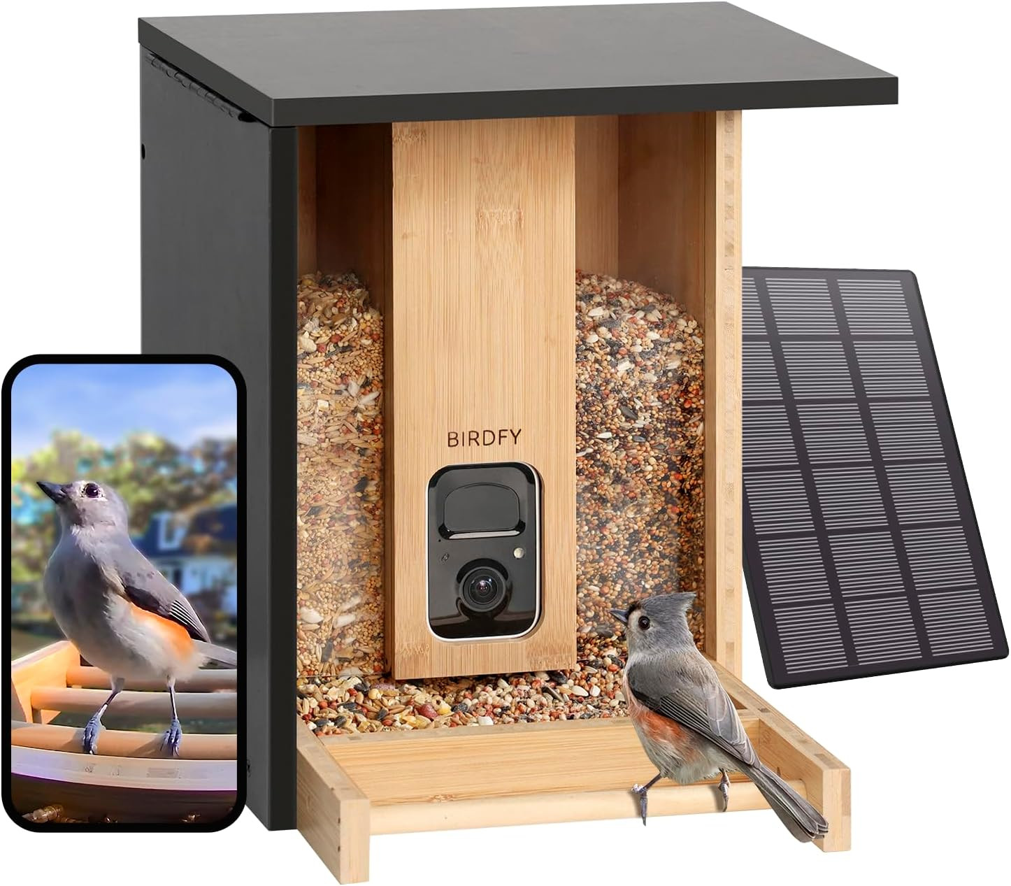 NETVUE by Birdfy Upgraded Smart Bird Feeder Camera Solar Powered, Auto Capture Birds & Notify in ... | Amazon (US)