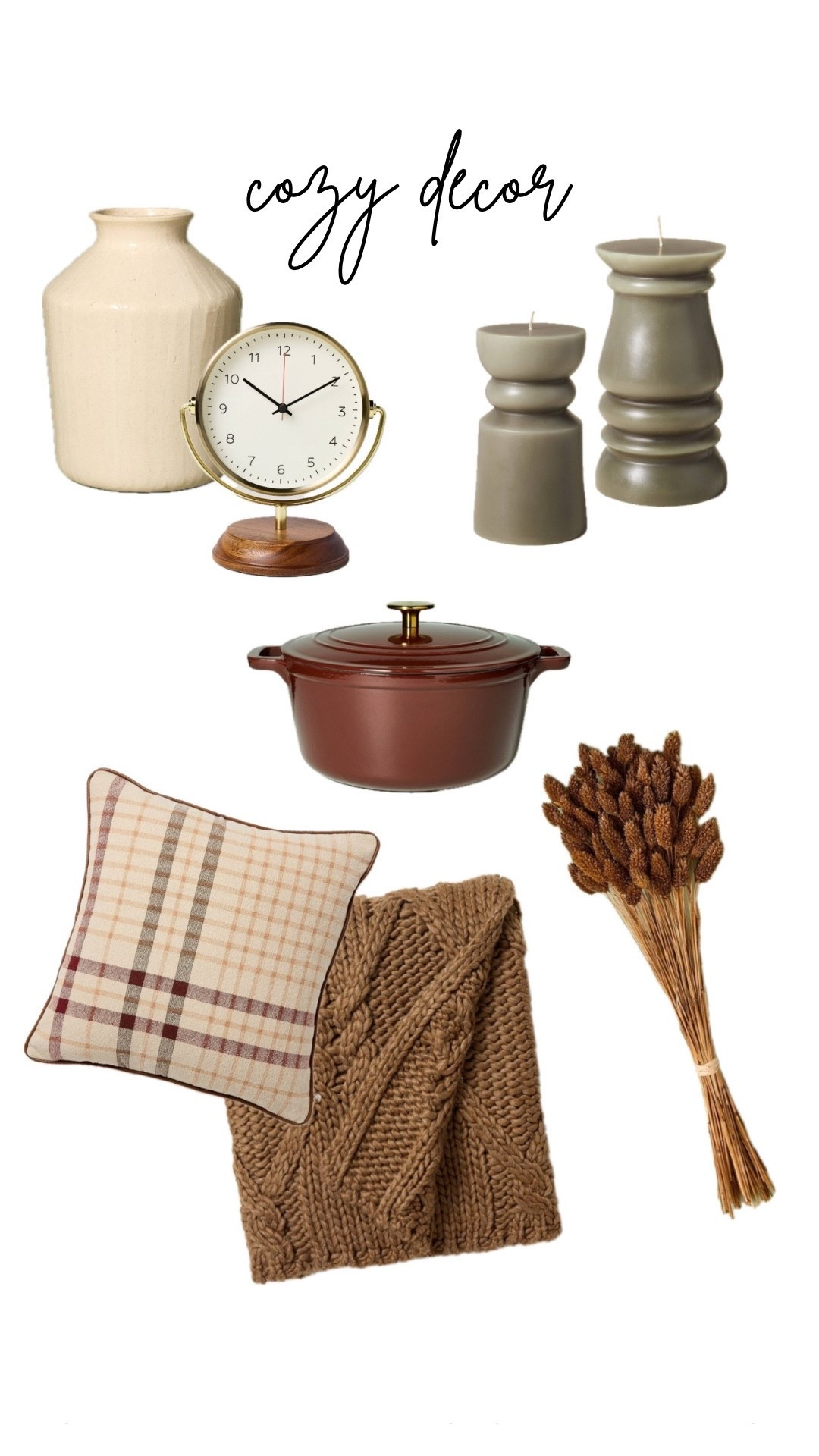 Cozy fall home decor favorites
Loving the sculptural candles, textures and warm tones this season! 🍂