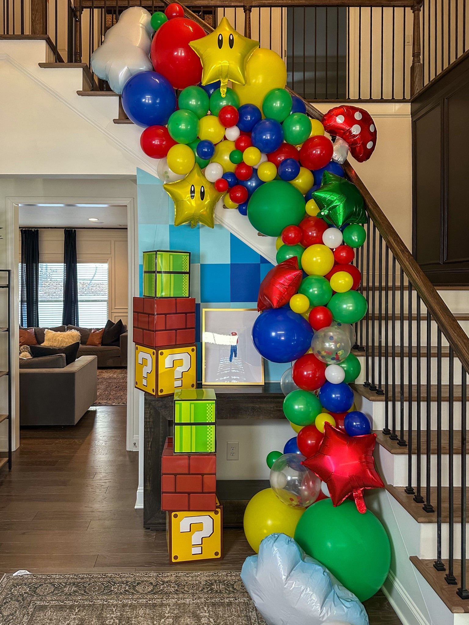 This Balloon Arch was so cute and added such a fun element to the decor. I attached everything to my staircase since I don’t have an arch and my son absolutely loved it. 

Shop it for your kiddo’s birthday. 🫶🏽

#LTKKids #LTKHome #LTKmomlife