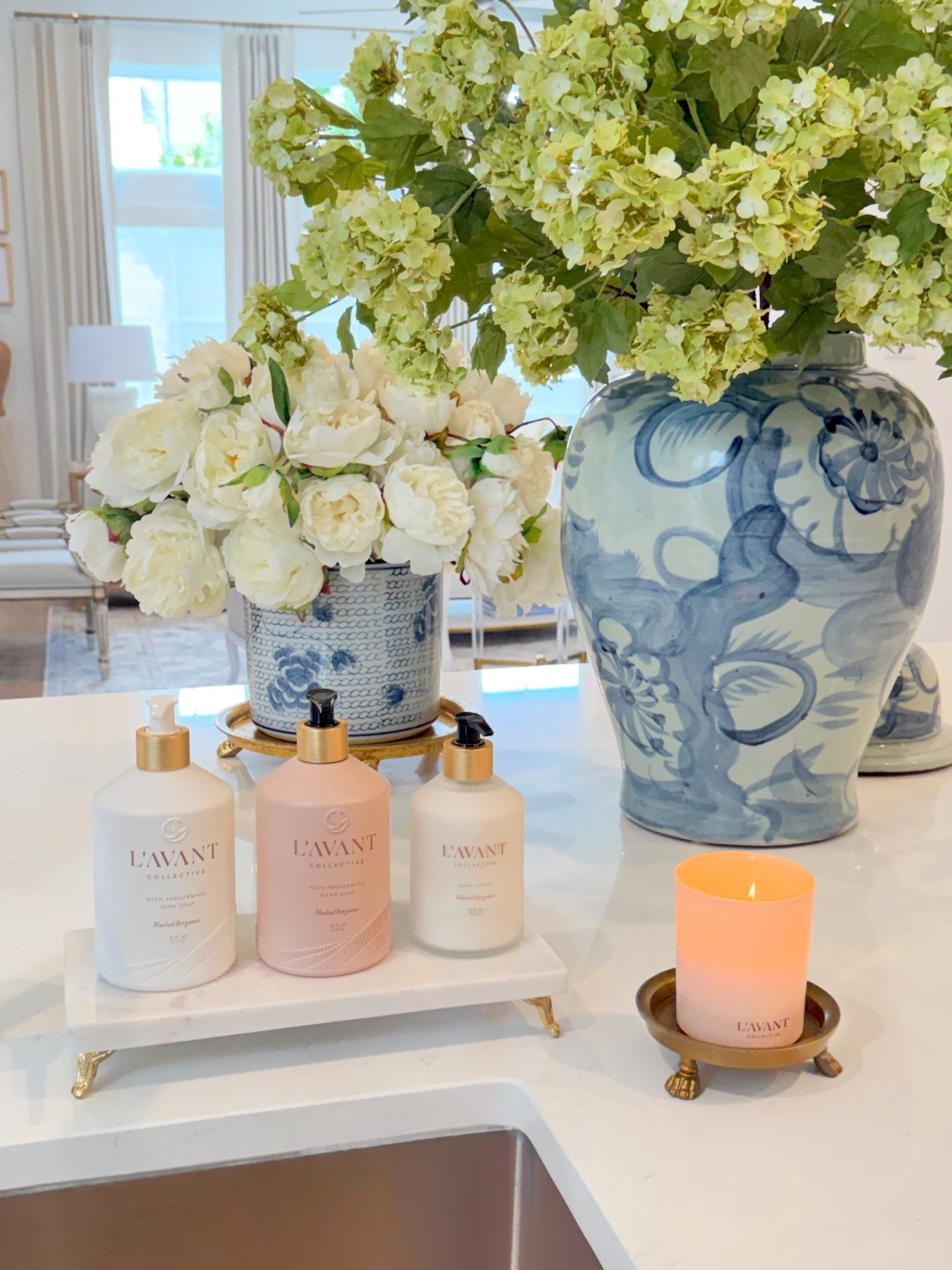 Spring kitchen sink side styling with my favorite non toxic home products! 🌸 plant based dish soap, hand soap, lotion , clean living low tox 

#LTKHome #LTKSeasonal #LTKSaleAlert