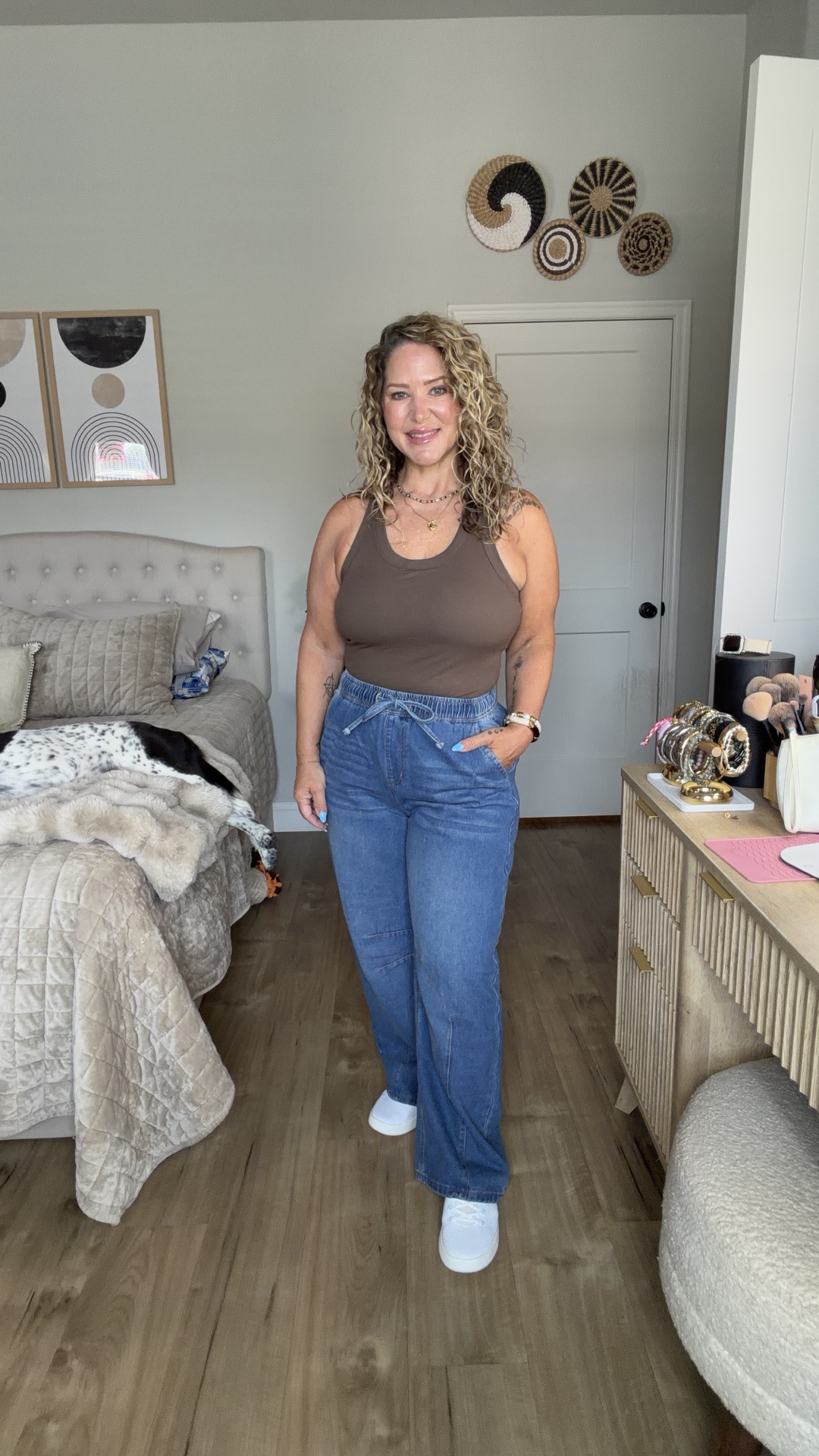 Size large

#LTKOver40 #LTKMidsize #LTKPetite