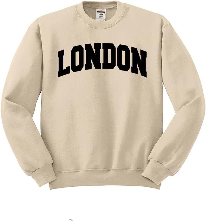 TeesAndTankYou London College Style Sweatshirt Unisex | Amazon (US)