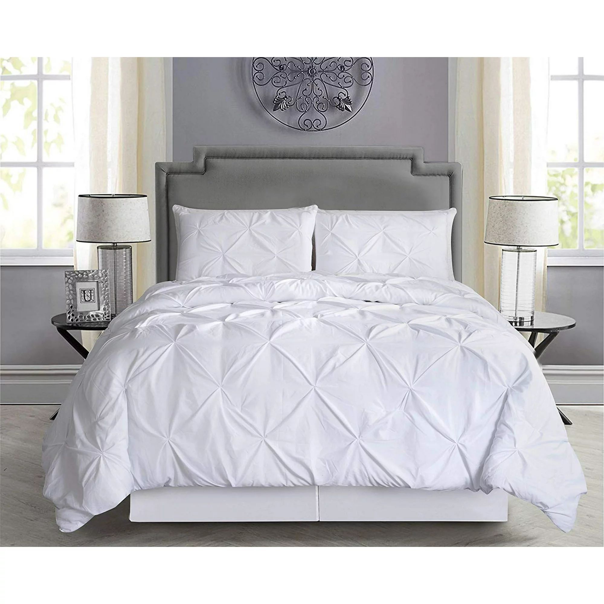 Empire Home Pintuck Hypoallergenic 8-Piece Bed in A Bag Comforter Set - Sheet Set Included!! | Walmart (US)