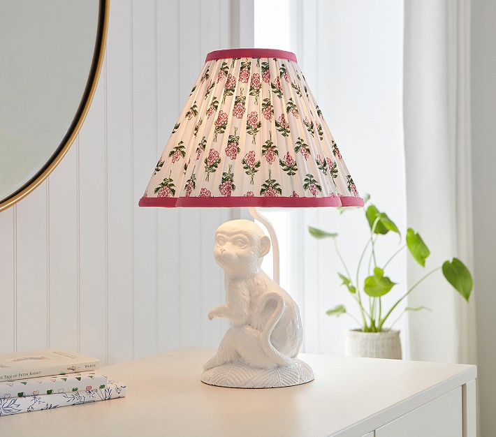 Roller Rabbit Rosebud Monkey Table Lamp (12") | Pottery Barn Kids