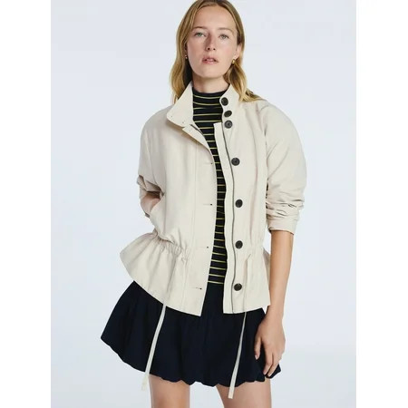 Free Assembly Women s Cinched Parachute Jacket Sizes XS-XXL | Walmart (US)