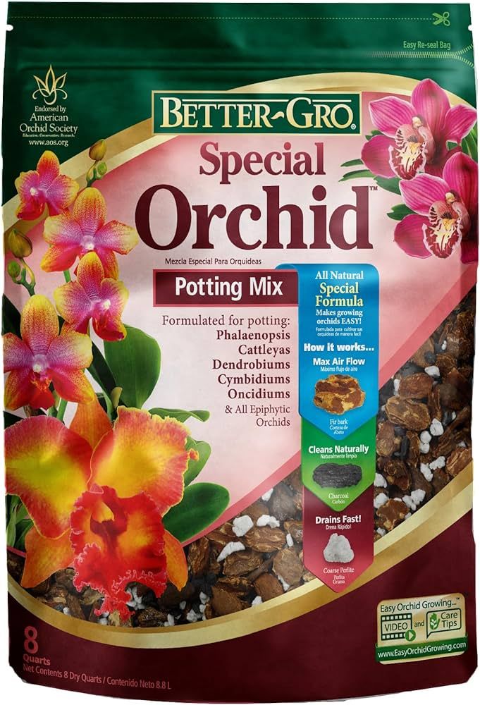 Sun Bulb Company 5002 PKG 8 Dry QT. SP Orchid Mix, 1-pack, Fucsia | Amazon (US)