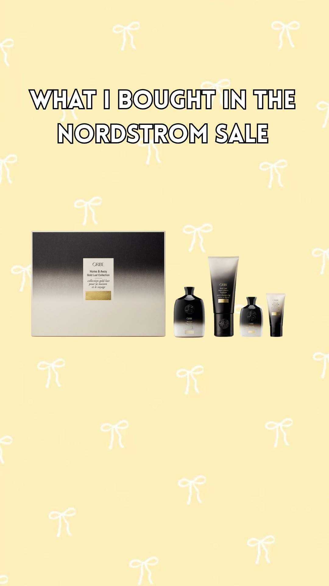 My favorite haircare set to pick up EVERY YEAR in the Nordstrom sale. It lasts me til I get to the #NSALE the following year. I feel like I leave the salon every time I use this shampoo & conditioner. Plus, it comes with travel sizes!

#LTKselfcare #LTKBeauty